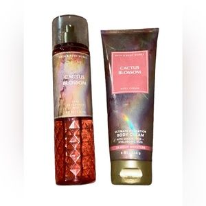 Bath & Body cactus blossom body cream and spray
